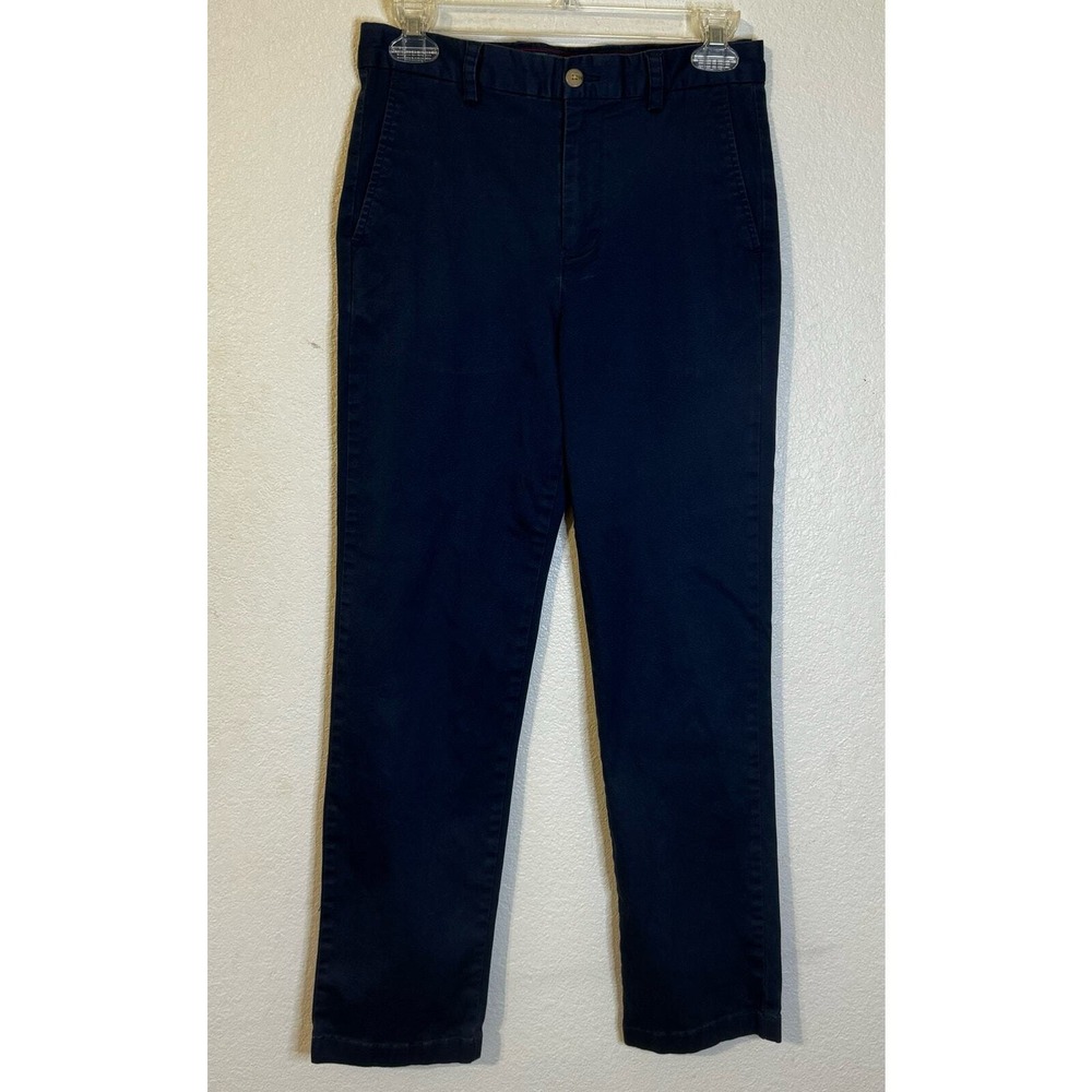 Southern Tide Boys Pants Navy Blue‎ Chino Size 14 Stretch Cotton Trousers Preppy
